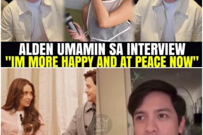 BOMBSHELL CONFESSION! 😱💬 Alden finally opens up in a rare interview, admitting the truth about his personal life. “I’m more happy and at peace now,” he says—words that instantly ignited speculation and emotional reactions online. Fans didn’t expect this level of honesty at all. Details that change everything — keep reading.