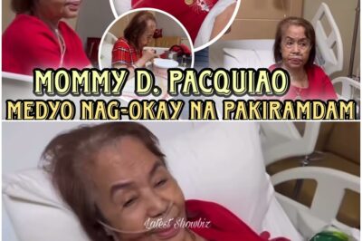 🙏 Mommy Dionisia Pacquiao, medyo umaayos na ang lagay! 😢 Buong pamilya nagdarasal, umaasang makalabas na siya! ❤️ Sosyal media todo-react sa update na ito – nakakaantig at shocking! 💥 Click to discover the full story – hindi mo aakalain ang susunod!