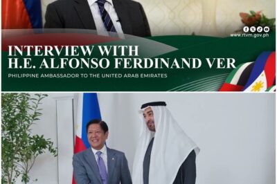 SHOCKING INTERVIEW 🔥👀 In a candid sit-down, H.E. Alfonso Ferdinand Ver exposes hidden truths and controversial moves that no one expected. Fans, critics, and insiders are buzzing as every revelation unfolds. How far will this interview shake the establishment? What follows will shock you.