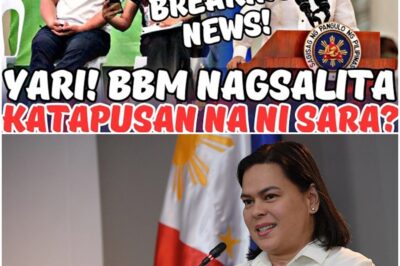 ⚡ EXPLOSIVE! Kakapasok lang ni Sara sa eksena, at lahat ay nagulat — tutuluyan na siya ni BBM! 🤯 Ano ang sikreto sa likod ng biglaang pangyayari na ito? Huwag palampasin — You won’t believe what happened next.