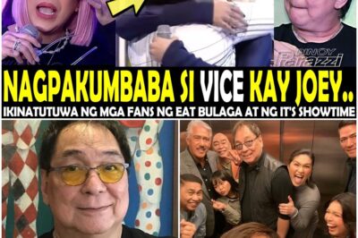 FINALLY, THE MOMENT EVERYONE WAITED FOR 😱🤝 Joey de Leon and Vice Ganda have officially made peace, ending years of tension and silence. Fans erupted with joy as smiles replaced controversy, proving reconciliation is possible even in showbiz. This unexpected reunion changed everything overnight. You won’t believe what happened next.