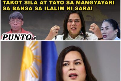 TAKOT SILA AT TAYO SA MANGYAYARI SA BANSA SA ILALIM NI SARA!