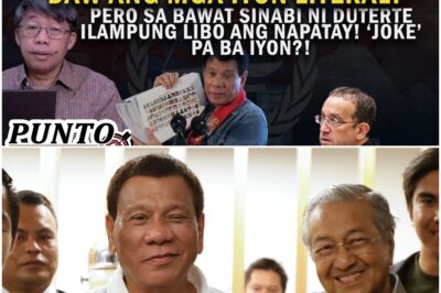 ‘HYPERBOLE’ LANG DAW ANG MGA SINABI NI DUTERTE; HINDI NAMAN DAW ANG MGA IYON LITERAL!