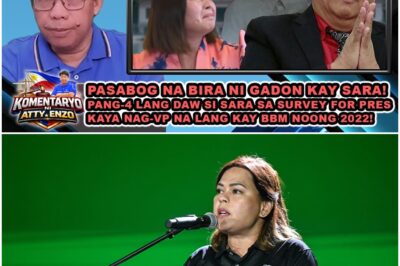 PASABOG NA BIRA NI GADON KAY SARA!