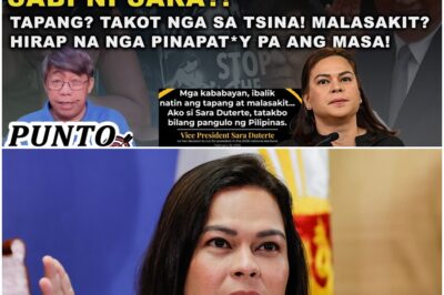 IBALIK DAW ANG ‘TAPANG AT MALASAKIT’ SABI NI SARA?!
