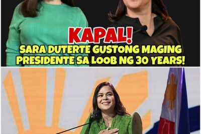 PALDONG PALDO 30 YEARS! SARA DUTERTE GUSTO MAGING PANGULO NG 30 YEARS? INDAY SAPUL KAY MEGASTAR!
