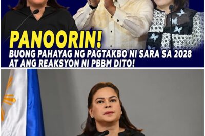 PANOORIN! BUONG PAHAYAG NG PAGTAKBO NI SARA SA 2028 AT ANG REAKSYON NI PBBM DITO!