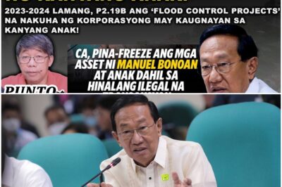 ‘FROZEN’ NA ANG MGA ASSETS NI BONOAN AT NG KANYANG ANAK!