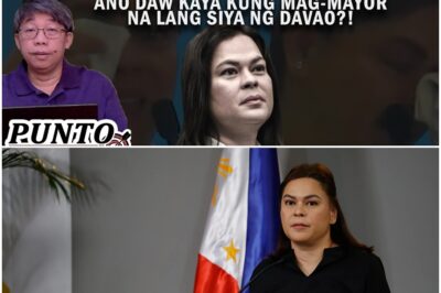 NAGDRAMA SI SARA, MAY PAIYAK-IYAK PA! ANO DAW KAYA KUNG MAG-MAYOR NA LANG SIYA NG DAVAO?!