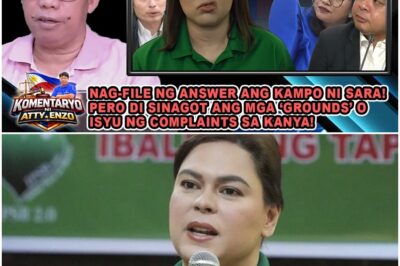 NAG-FILE NG ANSWER ANG KAMPO NI SARA!
