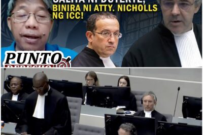PAG-‘FLIP FLOP’ NI KAUFMAN SA MGA SALITA NI DUTERTE, BINIRA NI ATTY. NICHOLLS NG ICC!