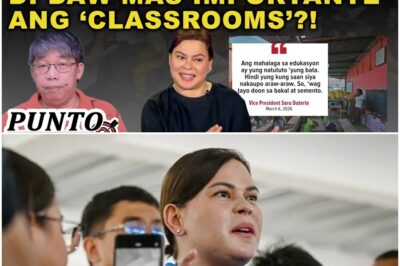 KAYA PALA BAGSAK ANG EDUKASYON NG DEPED SEC SI SARA! DI DAW MAS IMPORTANTE ANG ‘CLASSROOMS’?!