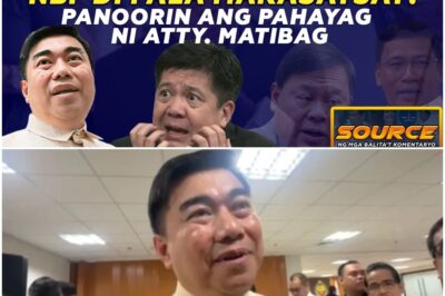 DEFENSOR, TALAK NG TALAK SA HARAP NG MEDIA PERO SA NBI ‘DI PALA MAKASATSAT!