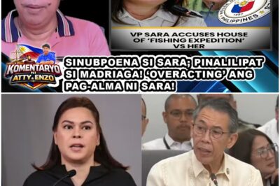 SINUBPOENA SI SARA; PINALILIPAT SI MADRIAGA! ‘OVERACTING’ ANG PAG-ALMA NI SARA!