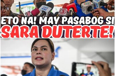 AYAN NA! VP SARA NAGSALITA NA! MAY PASABOG?