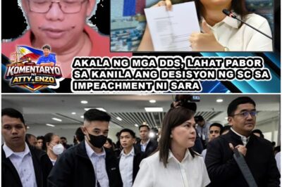 AKALA NG MGA DDS, LAHAT PABOR SA KANILA ANG DESISYON NG SC SA IMPEACHMENT NI SARA