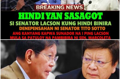 BREAKING NEWS! TITO SEN Denepensahan si SEN. PING LACSON sa patuloy na bangayan kay SEN. MARCOLETA