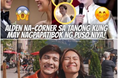 ALDEN NA-CORNER SA TANONG KUNG MAY NAGPAPATIBOK NG PUSO NIYA LOVESONG NG HLG!