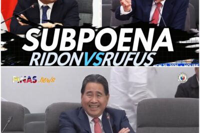 Nagkaiinitan si Ridon vs Rodriguez sa pag-SUBPOENA sa mga financial records ni VP Sara