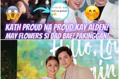 KATH PROUD KAY ALDEN SA NA-ACHIEVE SA BYD! MAY FLOWER PA SI DADDY! CONGRATS ALDEN!