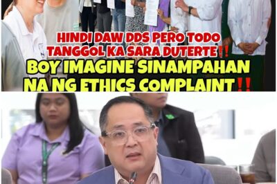 BONG SUNTAY SINAMPAHAN NA NG ETHICS COMPLAINT! BOY IMAGINE HINDI DAW DDS PERO TODO TANGGOL KAY SARA!