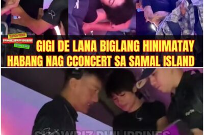 Gigi De Lana biglaang hinimatay ulit sa concert niya sa Samal habang siya ay kumakanta sa stage