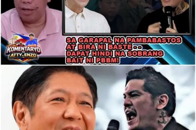 SA GARAPAL NA PAMBABASTOS AT BIRA NI BASTE – – DAPAT HINDI NA SOBRANG BAIT NI PBBM!