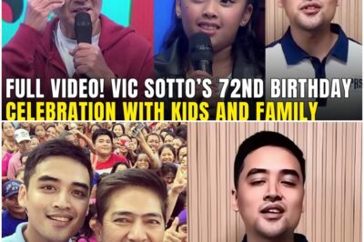 NAPAIYAK si Vic Sotto sa MESSAGE ng mga ANAK nyang sinaVico Sotto at Tali sa Kanyang 72nd BIRTHDAY!!