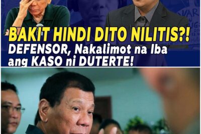 BAKIT HINDI DITO NILITIS?! DEFENSOR, Nakalimot na Iba ang KASO ni DUTERTE!