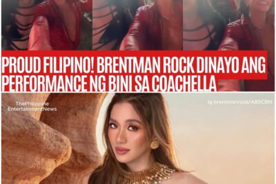 Brentman Rock IPINAKITA ang SUPORTA sa BINI at proud na proud bilang FILIPINO sa Coachella.