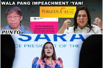 MULA 34% BUMAGSAK NA UMANO SA 28% ANG ‘SURVEY RATING’ NI SARA SA VISAYAS!WALA PANG IMPEACHMENT ‘YAN!