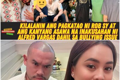 KILALANIN ANG PAGKATAO ni Rob Sy at ang asawa nya na kinasuhan ni Alfred Vargas dahil sa bullying