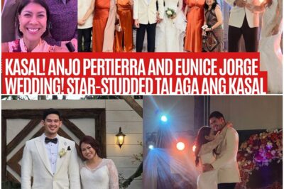 Wedding ng UNANG HIRIT host na si Anjo Pertierra and Eunice Jorge! Star-studded at Sobrang SAYA!