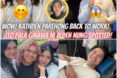 OMG! ITO PALA GINAWA NI ALDEN NUNG SPOTTED SIYA! KATH& ALDEN PAREHONG BALIK WORK!