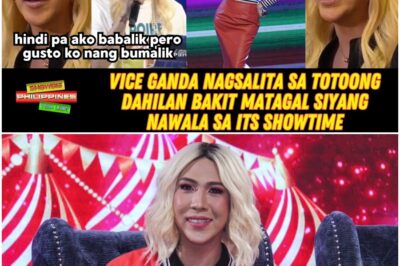 Vice Ganda nagsalita sa TOTOONG DAHILAN bakit matagal siyang NAWALA sa Its Showtime