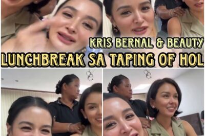 Kris Bernal habang basa taping ng Hous Of Lies kasama sa beauty Gonzales lunch break more chikahan