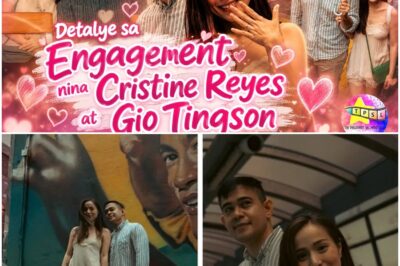 Detalye sa Engagement nina Cristine Reyes at Gio Tingson