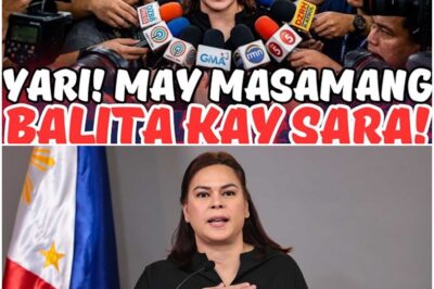 TAPOS SI SARA?! MAY BAD NEWS SA KANYA NGAYON!