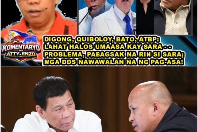 DIGONG, QUIBOLOY, BATO, ATBP: LAHAT HALOS UMAASA KAY SARA – -PROBLEMA, PABAGSAK NA RIN SI SARA