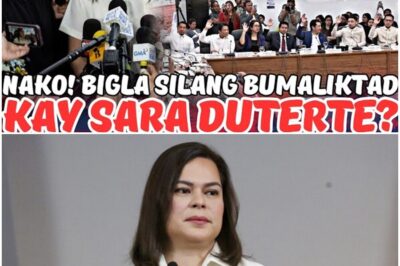 NAKO! MAY MGA BUMALIKTAD NA KAY SARA NA MGA CONGRESSMAN?