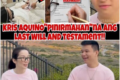 Kris Aquino”PINIRMAHAN na ang LAST WILL AND TESTAMENT”para kay bimby!!