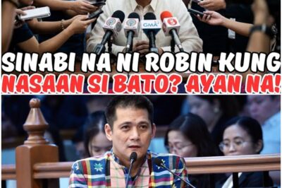 AYAN NA! ROBIN UMAMIN NA KUNG NASAAN SI BATO?!
