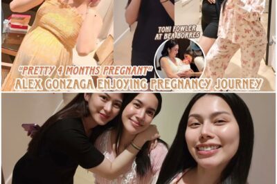 Alex Gonzaga 4 months pregnant na  dinalaw ng mga kaibigan sina Toni Fowler at Bea Borres sa bahay